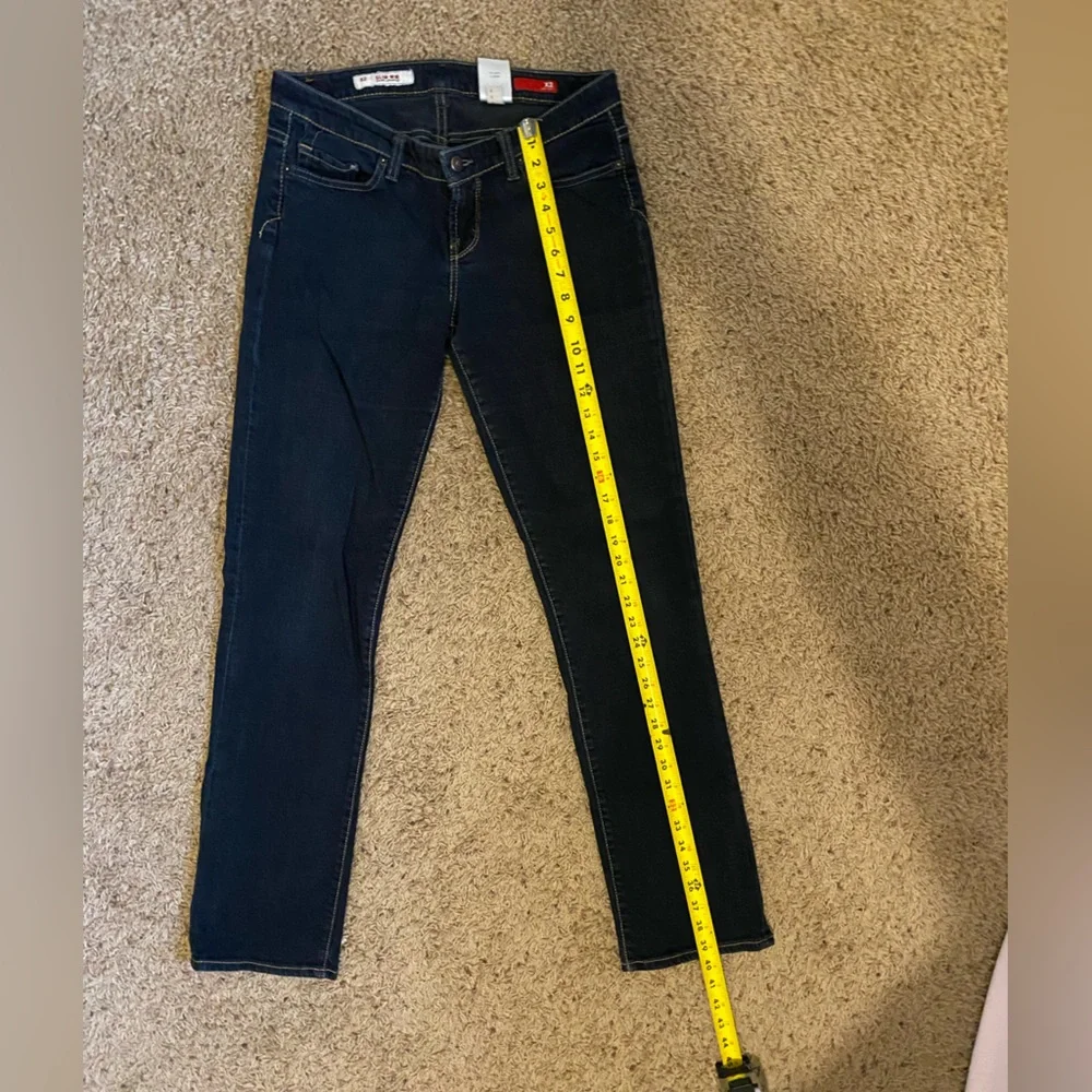 Women’s Blue Express Low Rise Straight Jeans size 8 Long